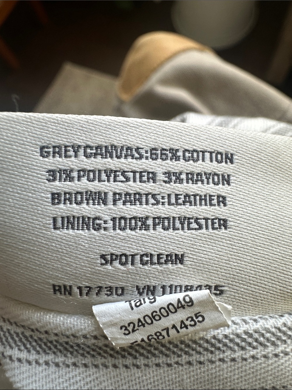 Hearth & Hand Tan Canvas & Leather Carry-on Bag - Picture 8 of 9